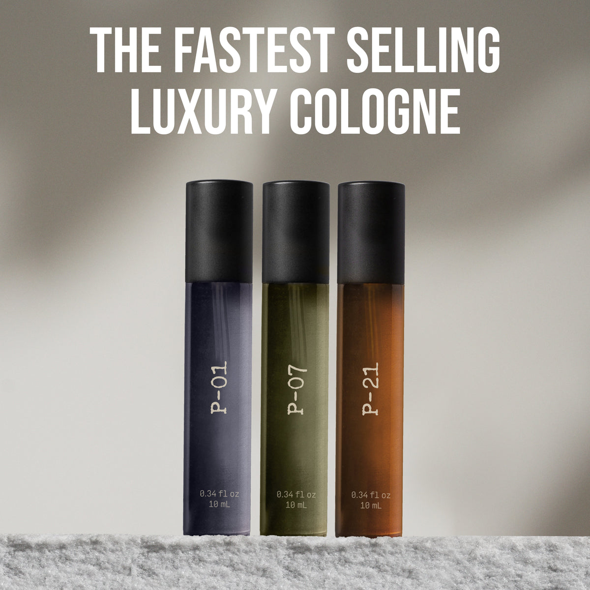 PAPATUI Holiday Gift Set – Luxury Cologne Discovery Set Tin – P-01, P-07 & P-21 – 3ct 10 mL Eau de Parfum