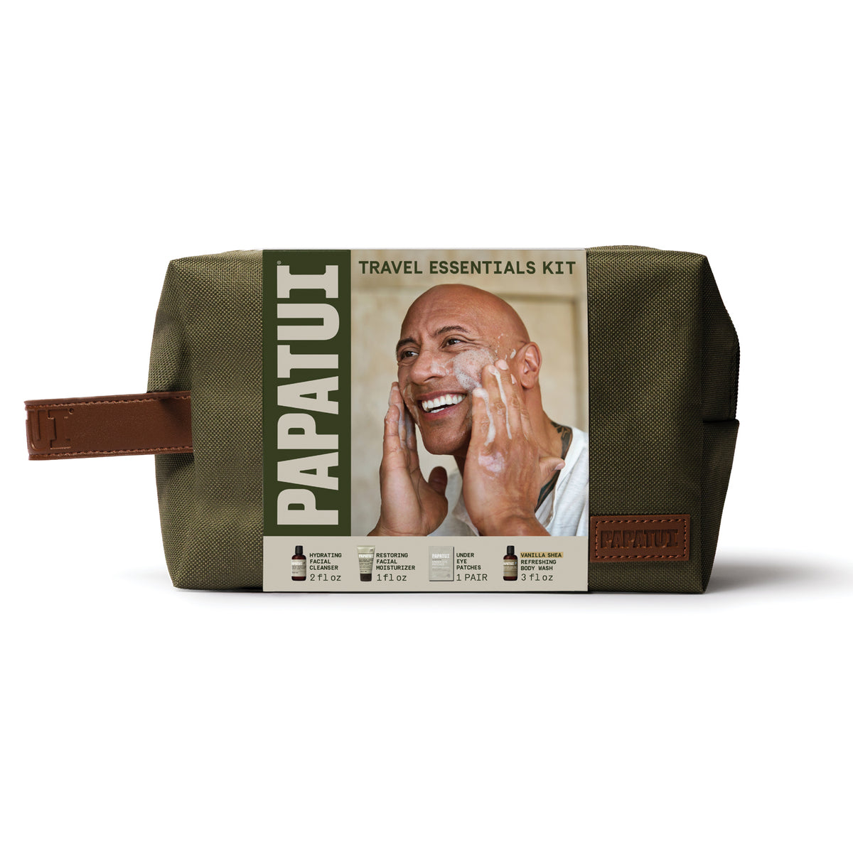 PAPATUI by Dwayne Johnson Travel Essentials Kit with DOPP Kit (4ct)