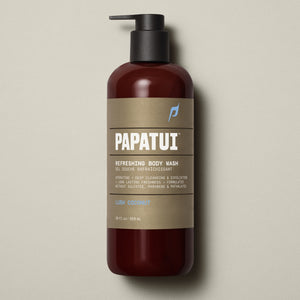 PAPATUI™ 28oz Mens Nourishing Body Wash in Lush Coconut Front of Pack