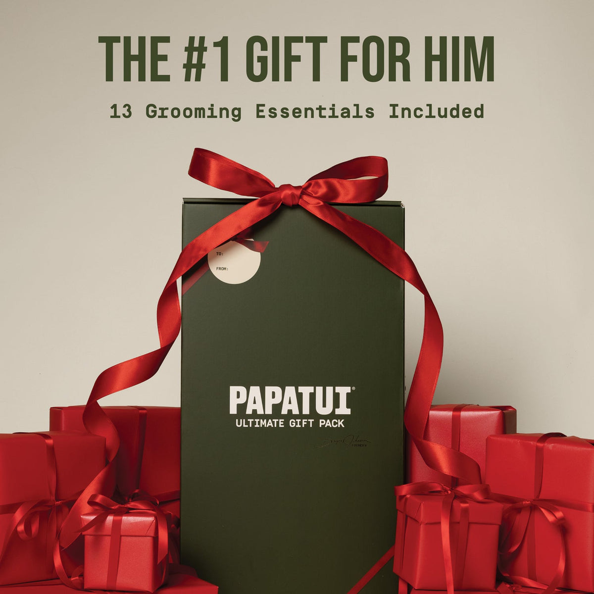 PAPATUI Men’s Gift Set, Ultimate Gift Pack, 13 Grooming Essentials