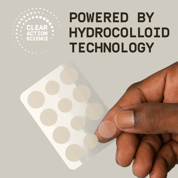 Papatui Pimple Patches are powered by hydrocolloid technology and clear action science.