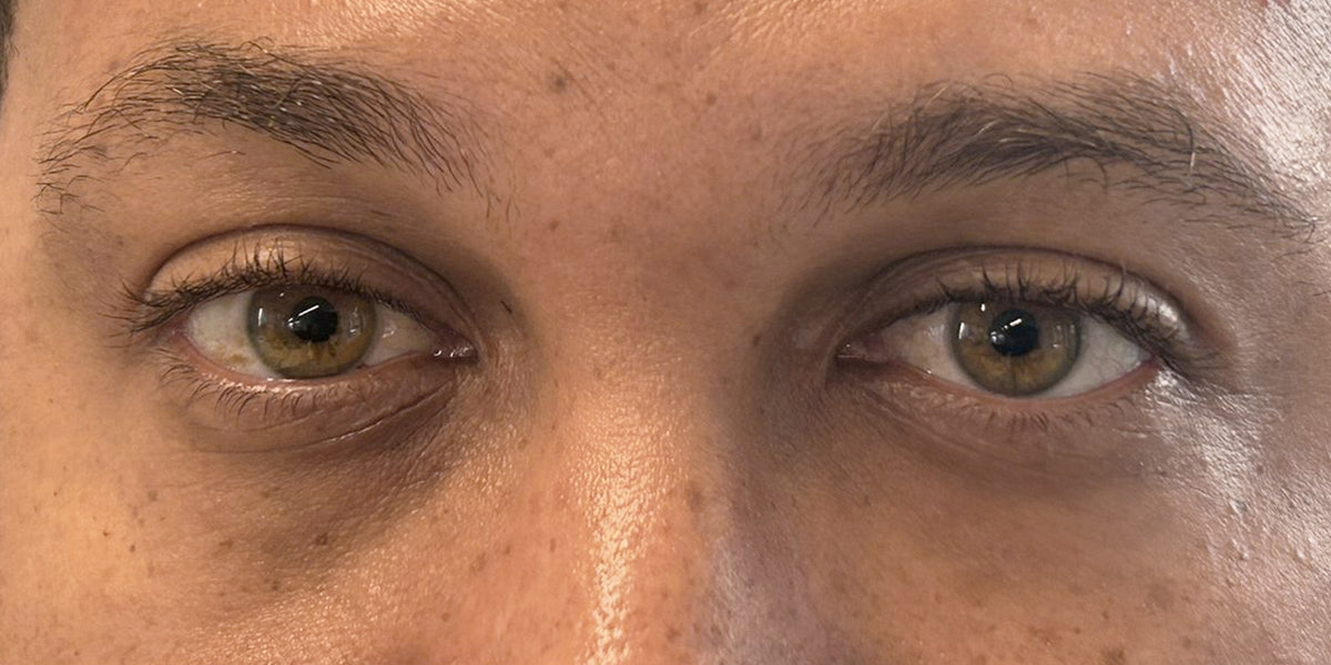 Close-up of a person's eyes