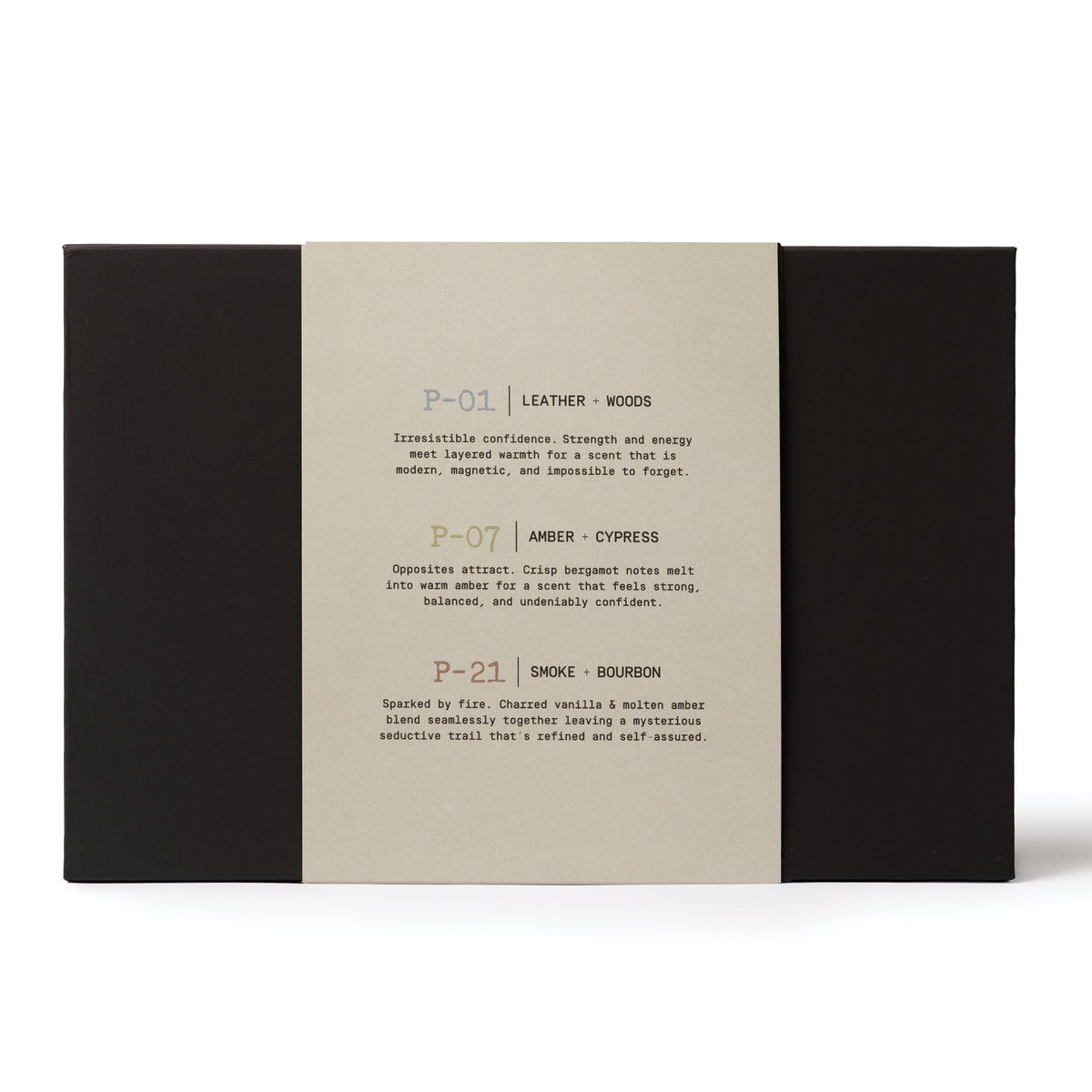 PAPATUI Holiday Luxury Cologne Gift Set – P-01, P-07 & P-21 Eau de Parfum – 3 Full-Size 1.7 oz Bottles – Limited Edition
