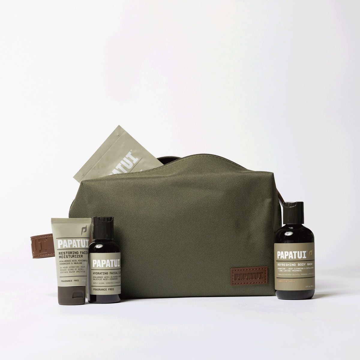 PAPATUI by Dwayne Johnson Travel Essentials Kit with DOPP Kit (4ct)
