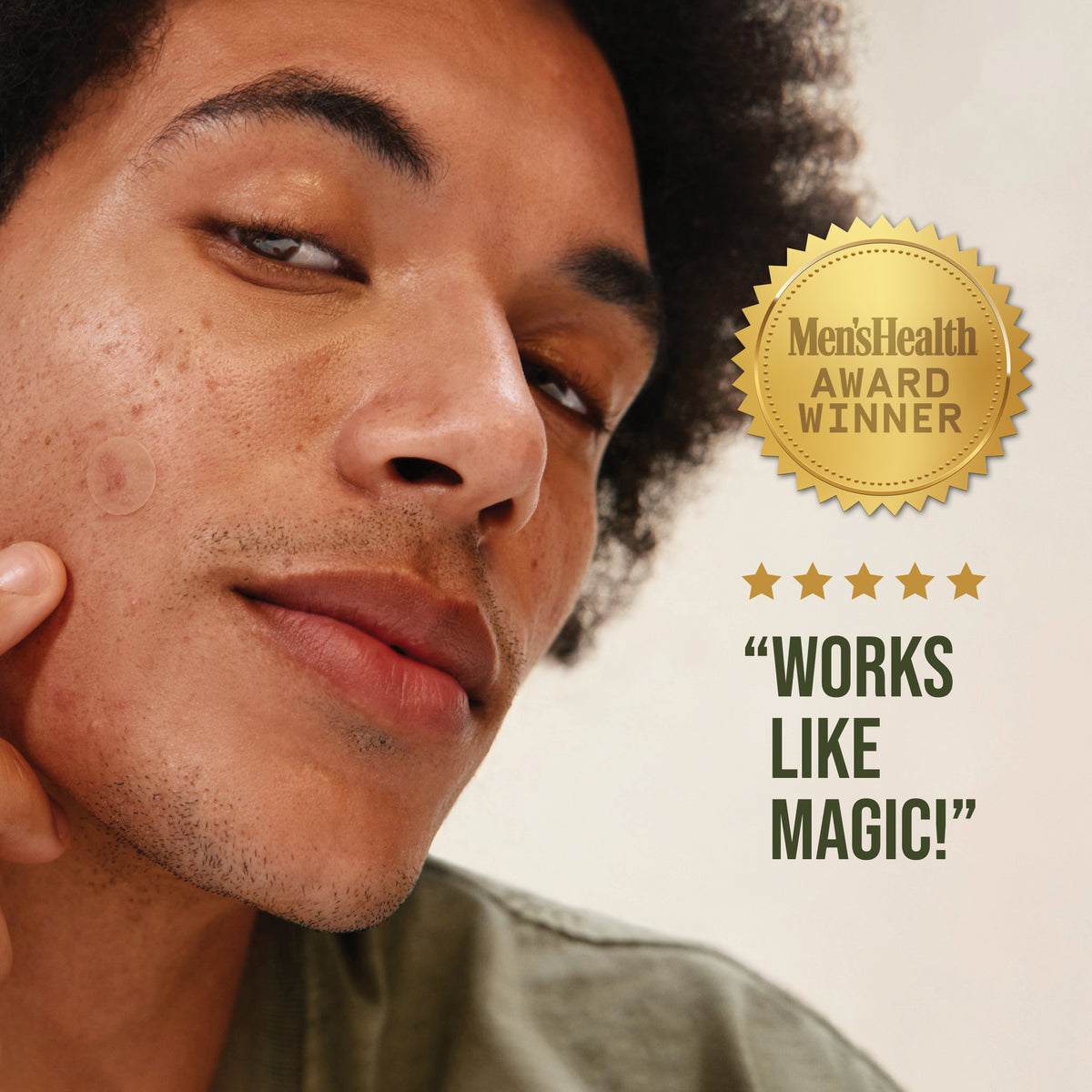 PAPATUI Holiday Pimple Patches for Men - Hydrocolloid Technology Helps Fight Blemishes - Dermatologist Tested - Limited Edition 36ct