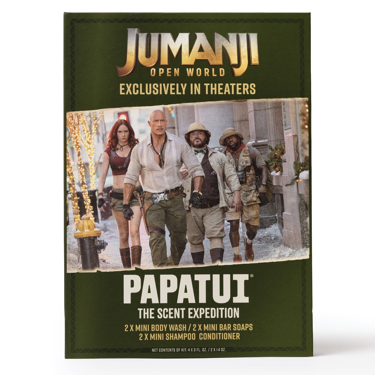 PAPATUI Men’s Gift Set, Jumanji Scent Expedition, 6 Piece Body Care Collection, Limited Edition