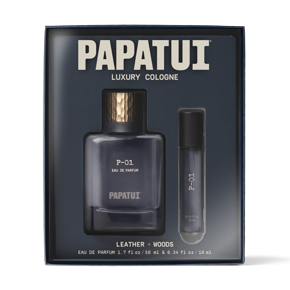 PAPATUI by Dwayne Johnson P-01 Luxury Cologne Gift Set (50 ml+10ml)