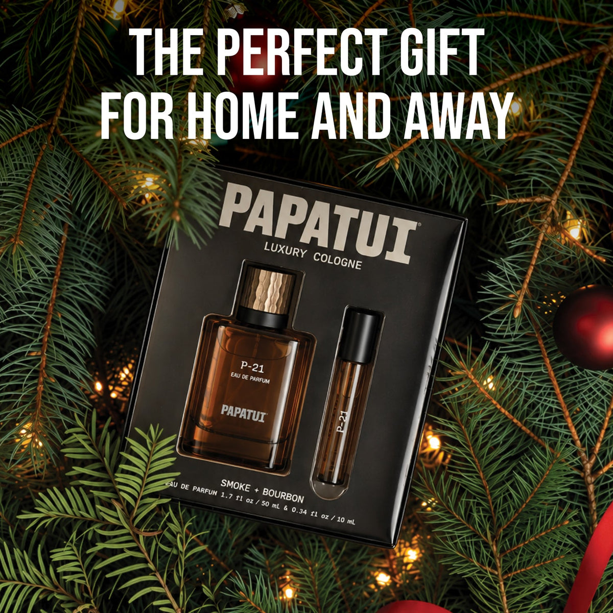 PAPATUI by Dwyane Johnson P-21 Luxury Cologne Gift Set (50ml+10ml)