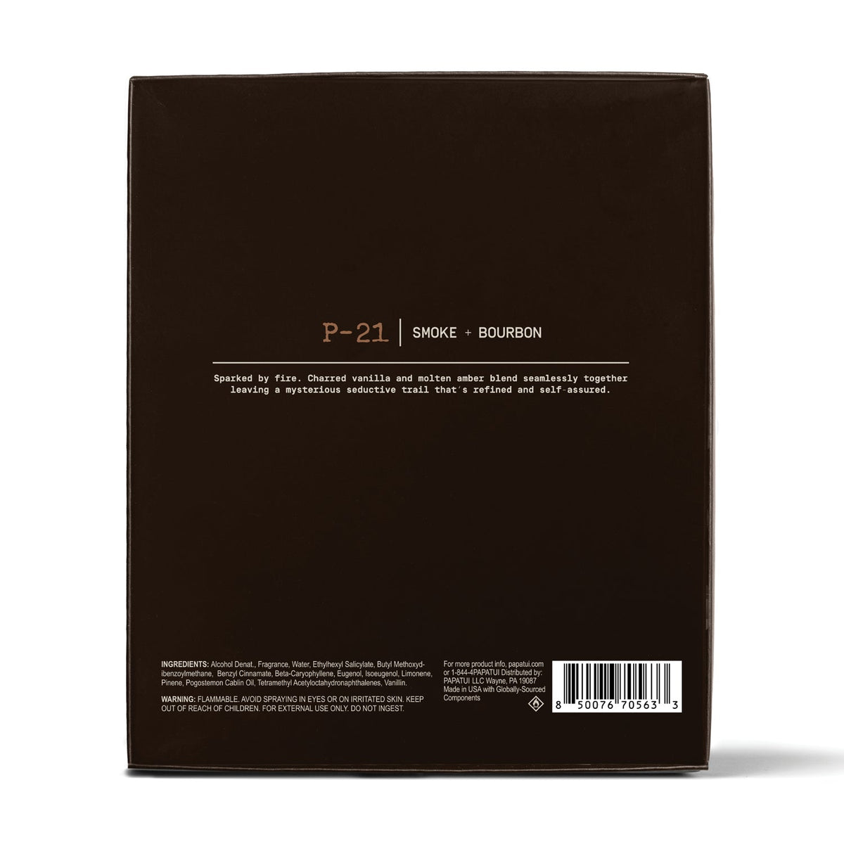 PAPATUI by Dwyane Johnson P-21 Luxury Cologne Gift Set (50ml+10ml)