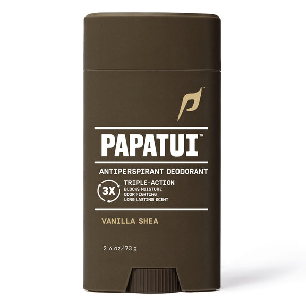 Papatui antiperspirant deodorant stick on a white background