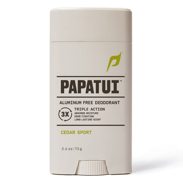 Papatui aluminum-free deodorant stick on a white background