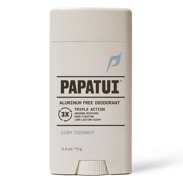 Papatui aluminum-free deodorant stick on a white background