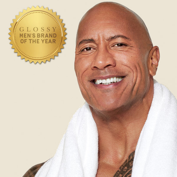 Dwayne "The Rock" Johnson Award Winning Men's Care Brand, Papatui, winning Glossy Men's Brand of the Year.