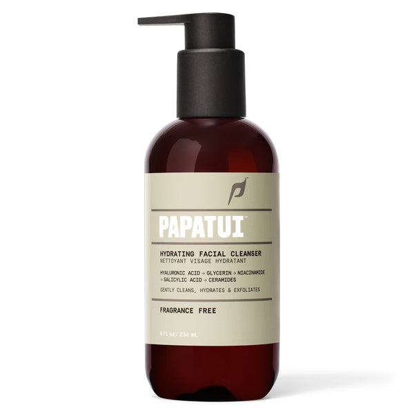 Papatui Hydrating Facial Cleanser on a white background - front of pack