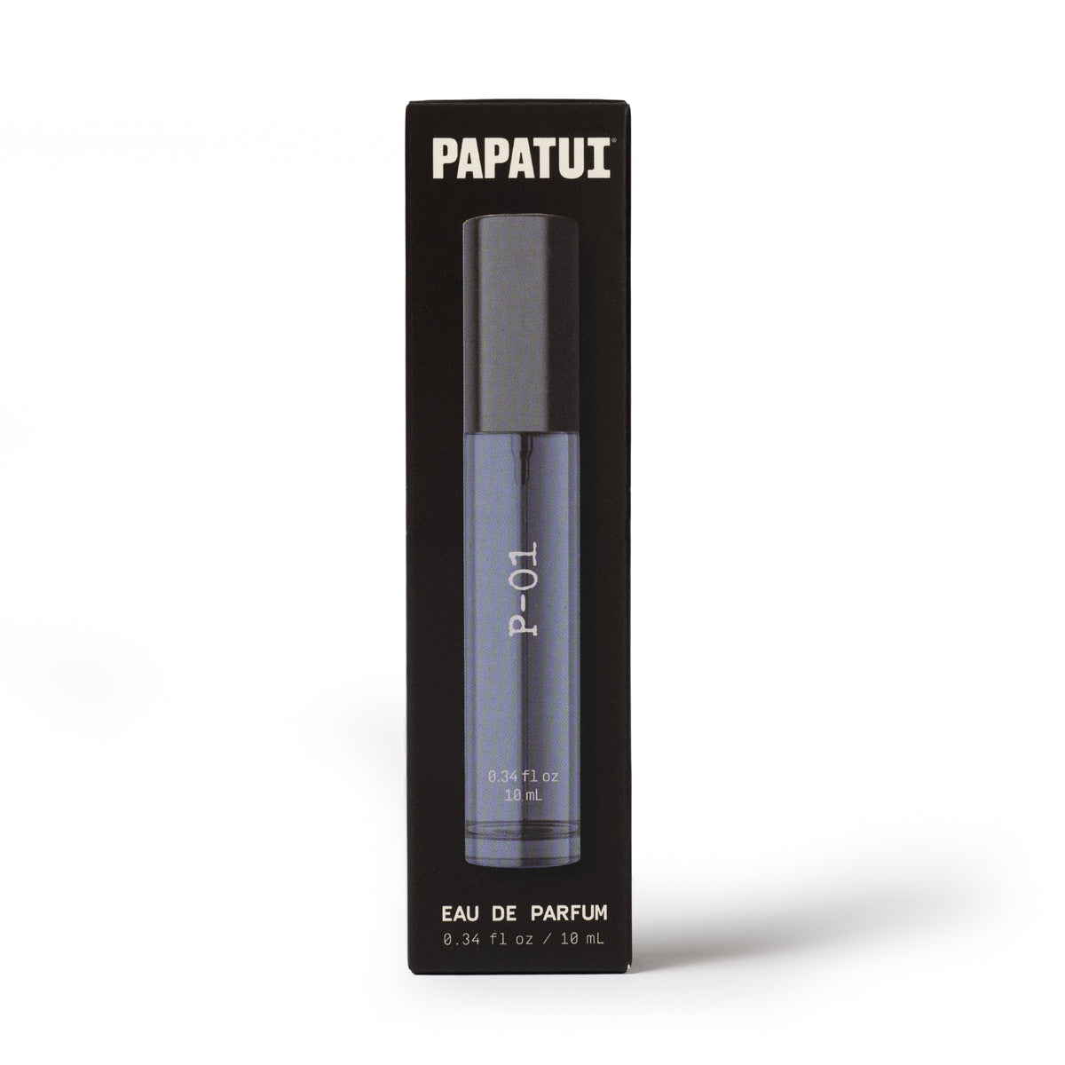 PAPATUI Luxury Cologne - P-01 Leather + Woods Eau de Parfum - Travel Size - 0.33 fl oz