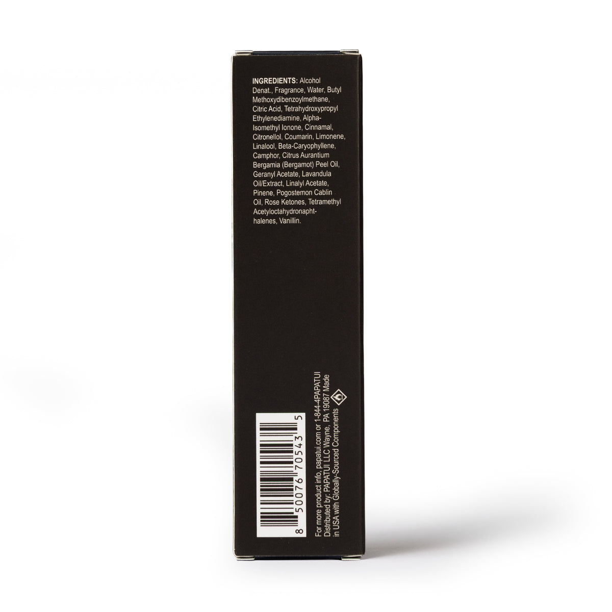 PAPATUI Luxury Cologne - P-01 Leather + Woods Eau de Parfum - Travel Size - 0.33 fl oz