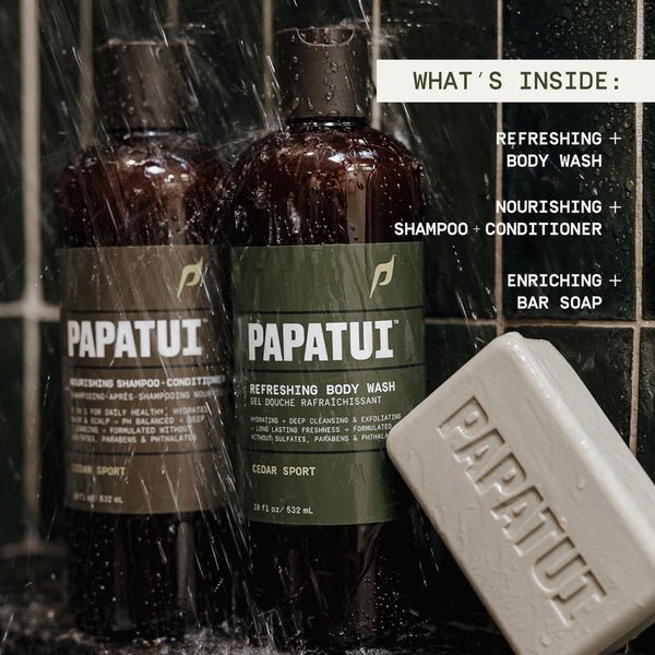 PAPATUI™ Shower Pack - Cedar Sport