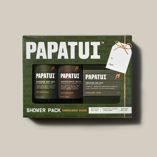 PAPATUI™ Shower Pack - Sandalwood Suede