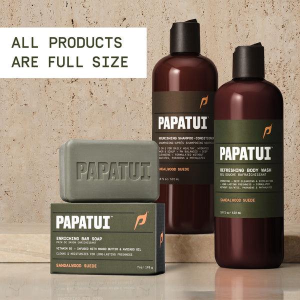 PAPATUI™ Shower Pack - Sandalwood Suede