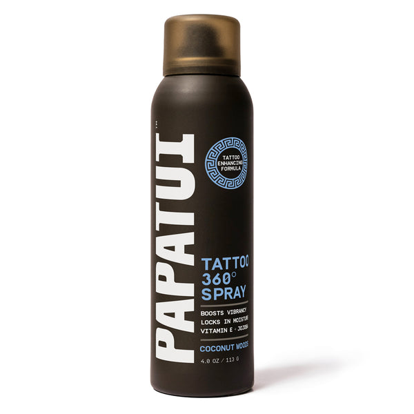 Papatui Tattoo 360 Spray can on a white background