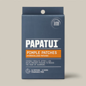 This image shows Papatui Pimple Patches front of pack.