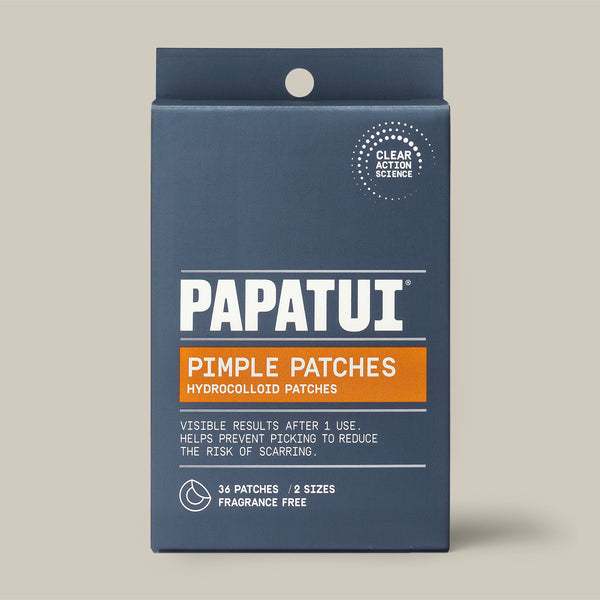 This image shows Papatui Pimple Patches front of pack.