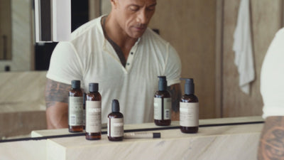 Video with Dwayne "The Rock" Johnson highlighting assorted PAPATUI products.